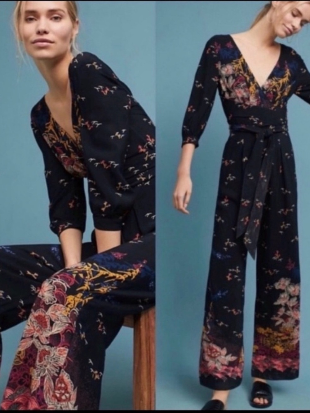 Anthropologie Feather Bone Jumpsuit